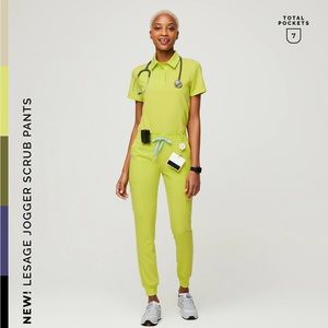 NWT Figs Lesage Jogger Citrine